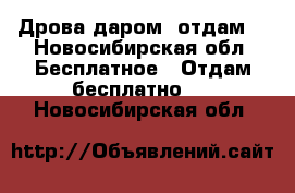 Дрова даром (отдам) - Новосибирская обл. Бесплатное » Отдам бесплатно   . Новосибирская обл.